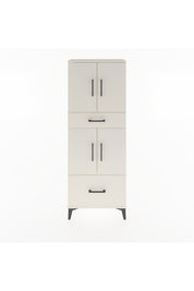Arges Dolap 4 Raflı 2 Çekmeceli 4 Kapaklı 60x30x163 - S20M015V1A
