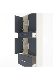 Arges Dolap 4 Raflı 2 Çekmeceli 4 Kapaklı 60x30x163 - S20M015V2A