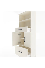 Arges Dolap 4 Raflı 2 Çekmeceli 2 Kapaklı 60x30x163 - S20M016V1A