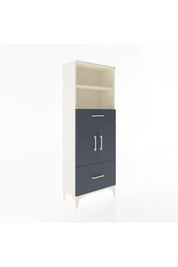 Arges Dolap 4 Raflı 2 Çekmeceli 2 Kapaklı 60x30x163 - S20M016V2A
