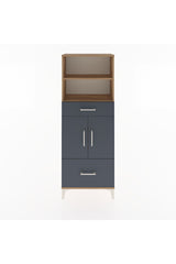 Arges Dolap 4 Raflı 2 Çekmeceli 2 Kapaklı 60x30x163