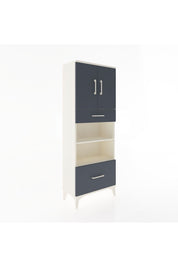 Arges Dolap 4 Raflı 2 Çekmeceli 2 Kapaklı 60x30x163 - S20M017V2A