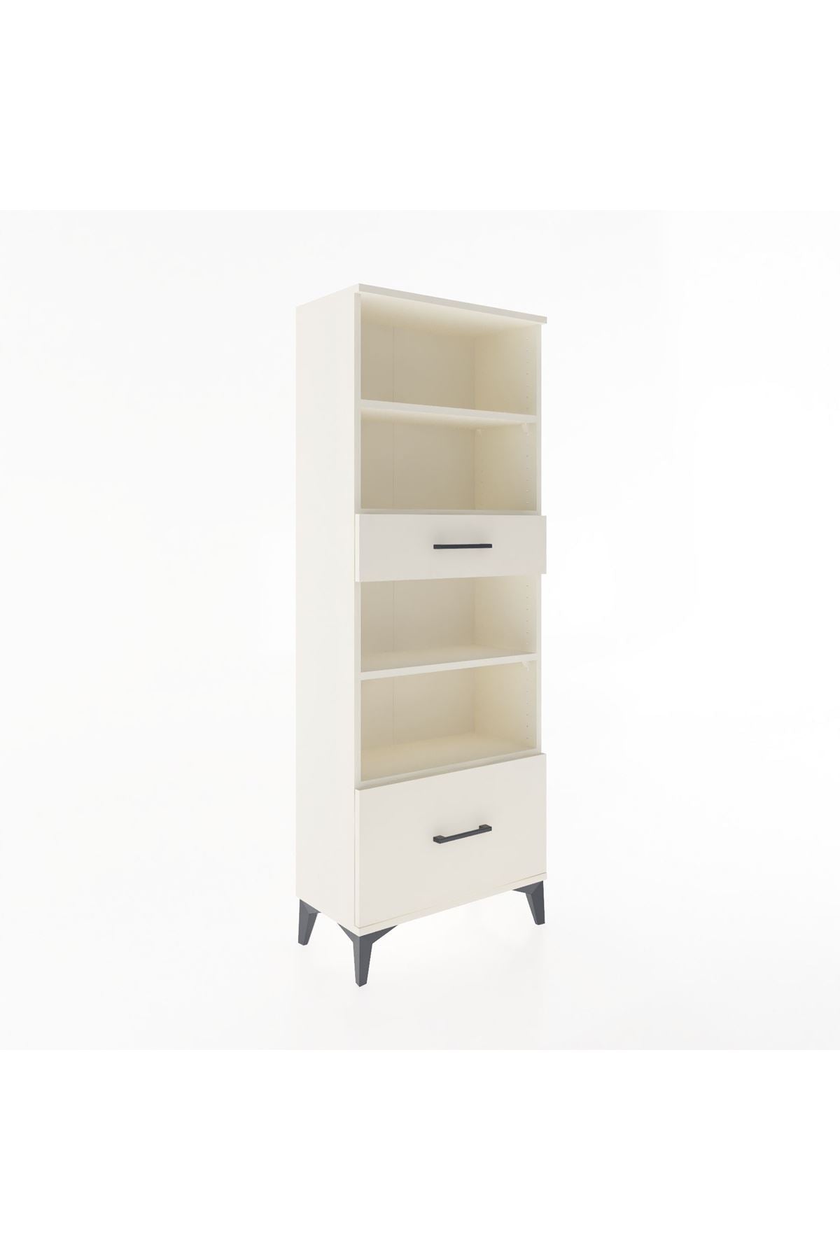 Arges Dolap 4 Raflı 2 Çekmeceli 60x30x163 - S20M018V1A