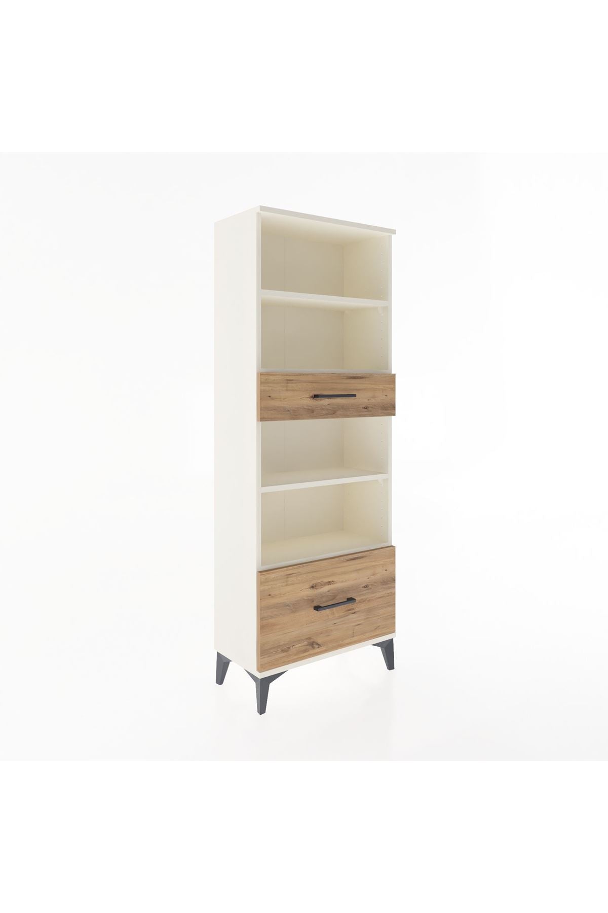 Arges Dolap 4 Raflı 2 Çekmeceli 60x30x163 - S20M018V3A