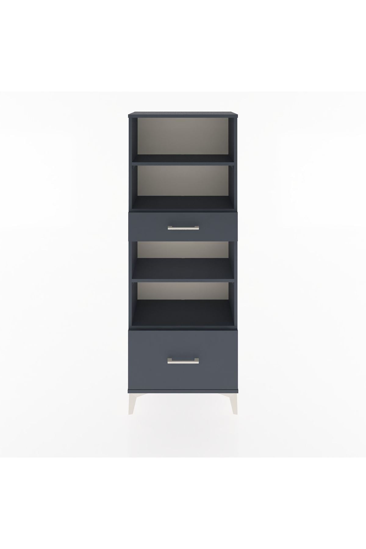 Arges Dolap 4 Raflı 2 Çekmeceli 60x30x163 - S20M018V5A