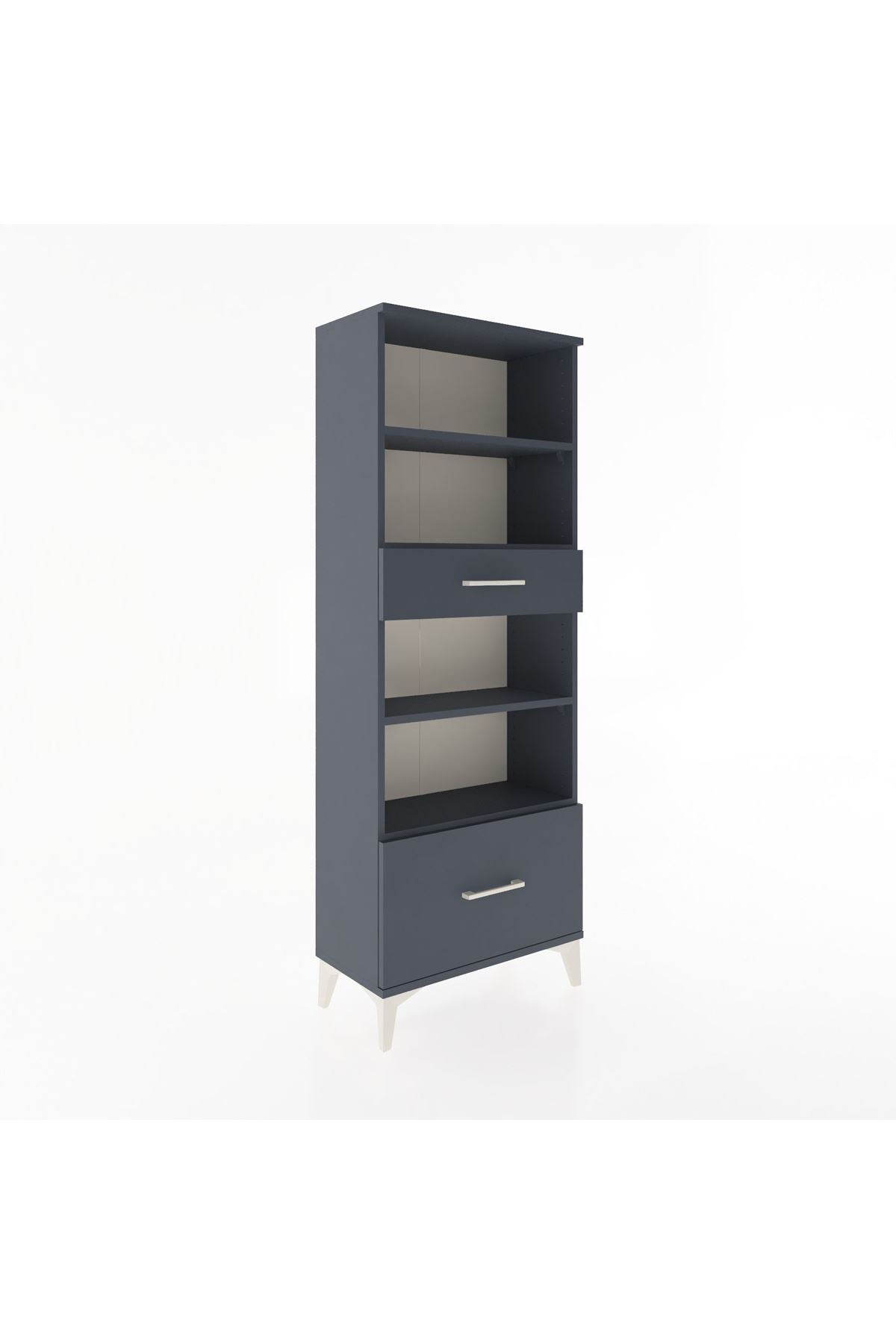 Arges Dolap 4 Raflı 2 Çekmeceli 60x30x163 - S20M018V5A