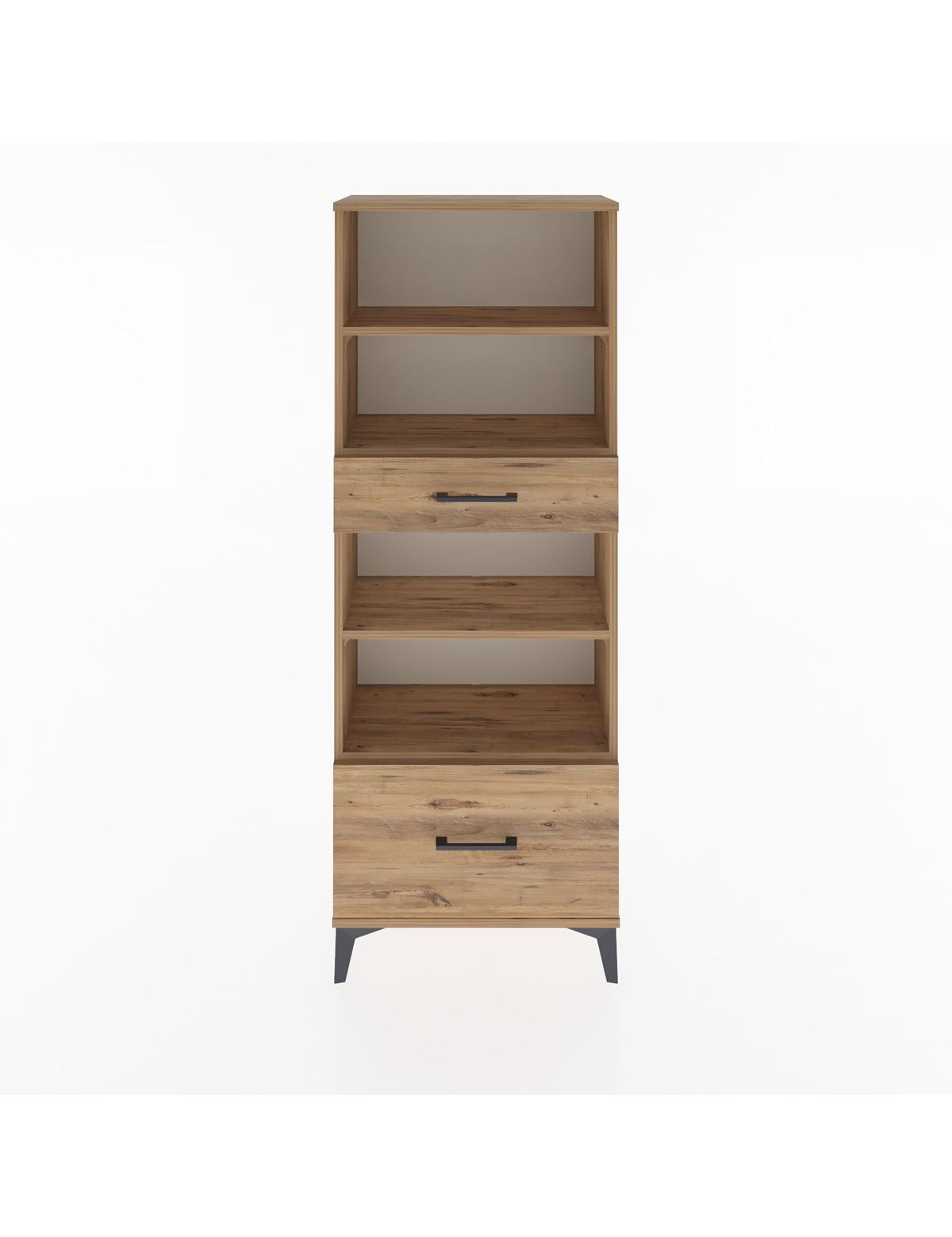 Arges Dolap 4 Raflı 2 Çekmeceli 60x30x163 - S20M018V9A