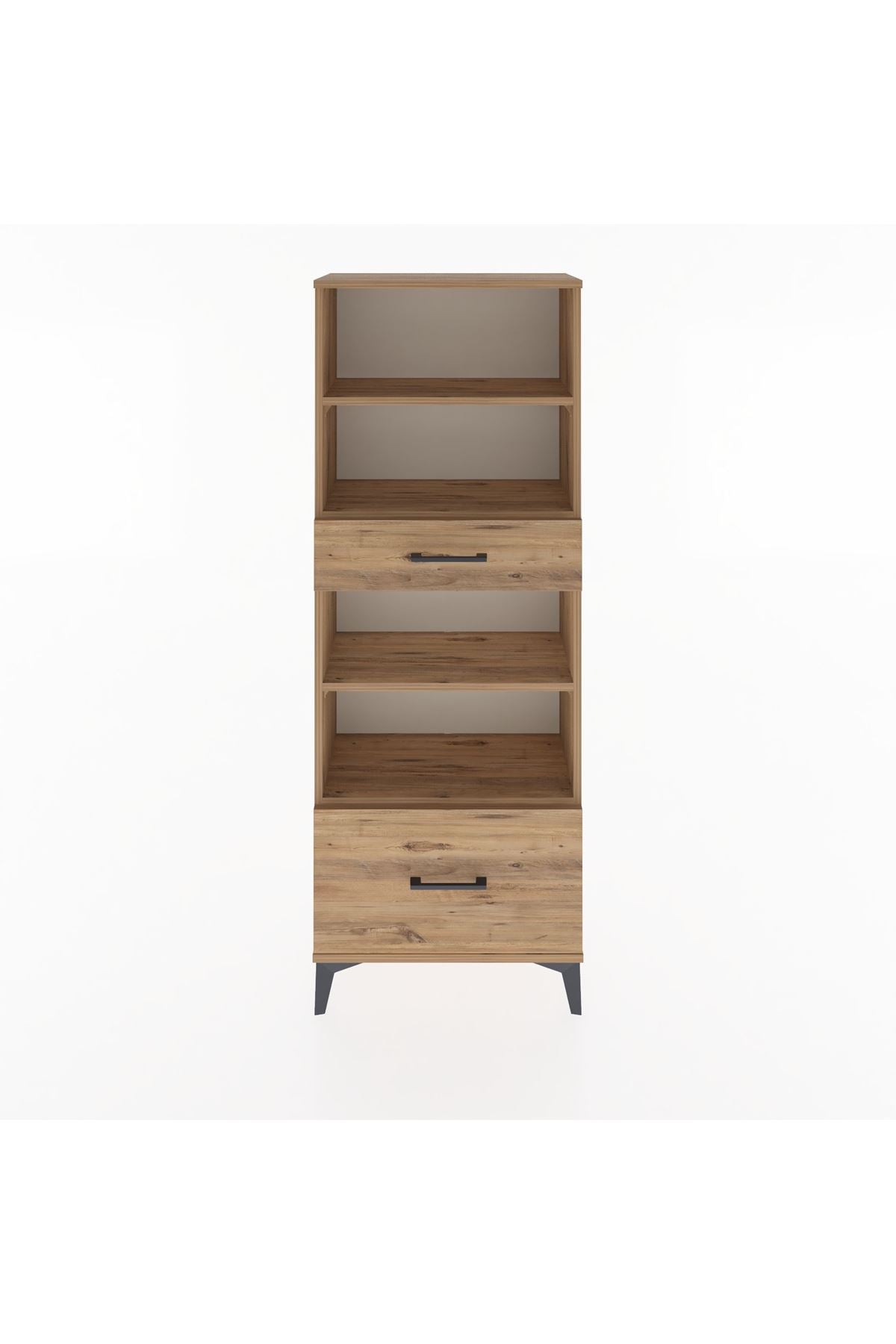 Arges Dolap 4 Raflı 2 Çekmeceli 60x30x163 - S20M018V9A