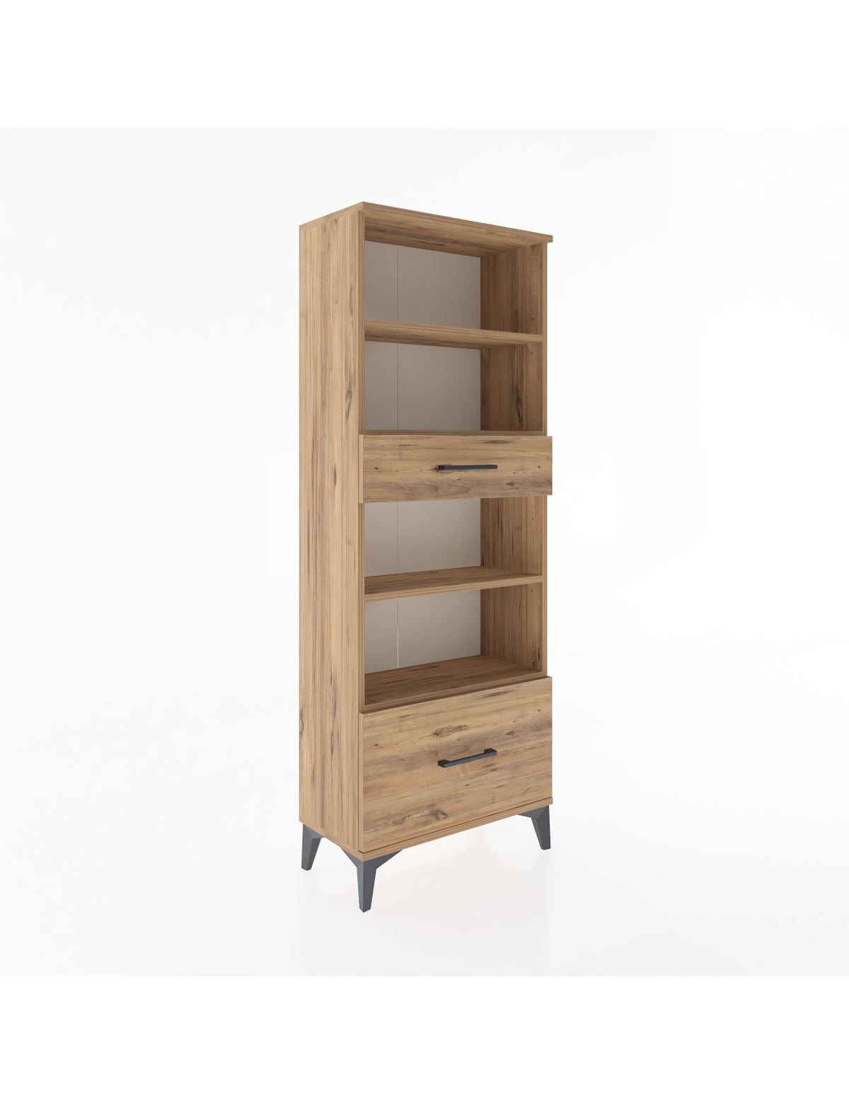 Arges Dolap 4 Raflı 2 Çekmeceli 60x30x163 - S20M018V9A