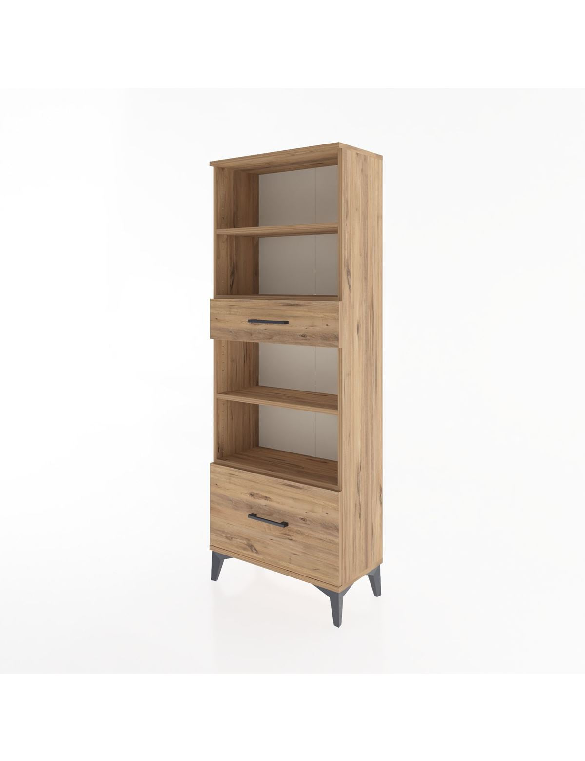 Arges Dolap 4 Raflı 2 Çekmeceli 60x30x163 - S20M018V9A