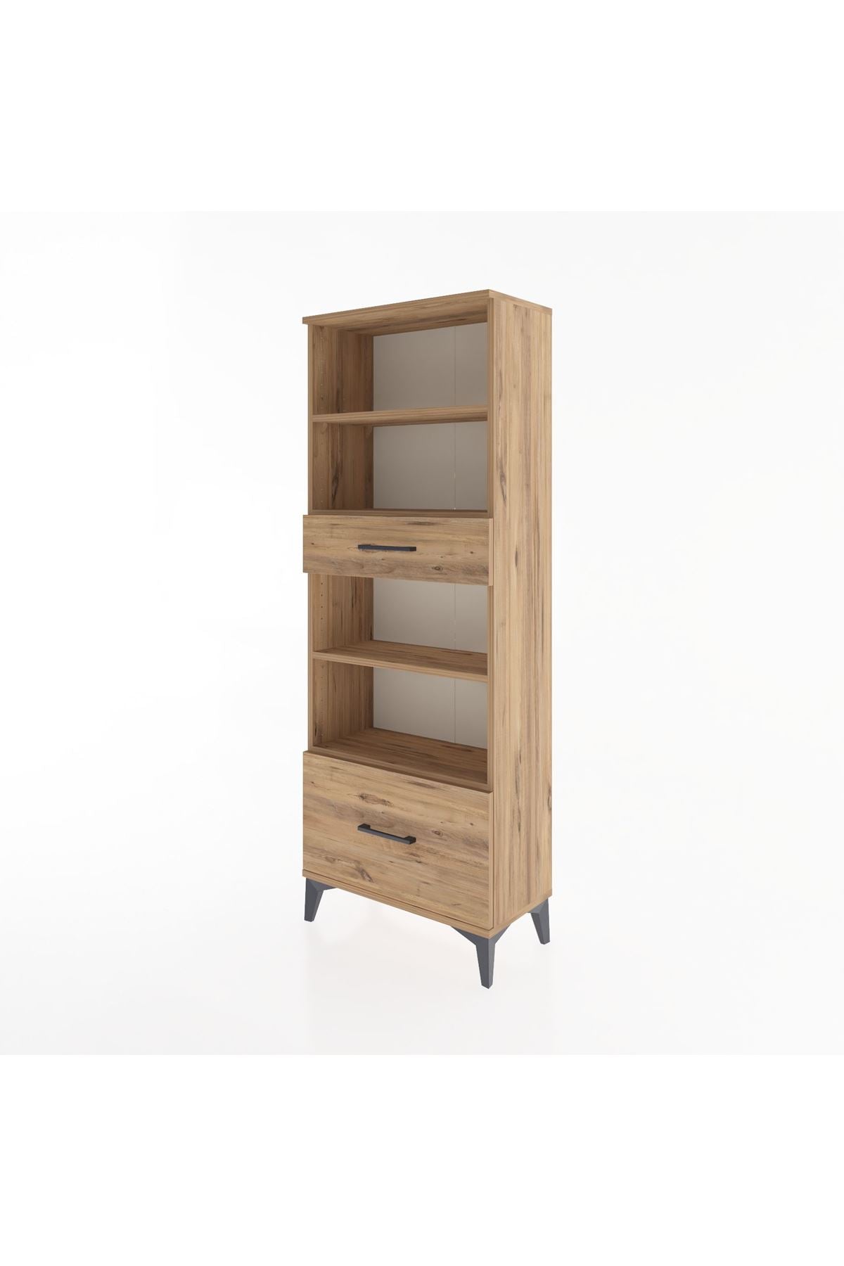 Arges Dolap 4 Raflı 2 Çekmeceli 60x30x163 - S20M018V9A