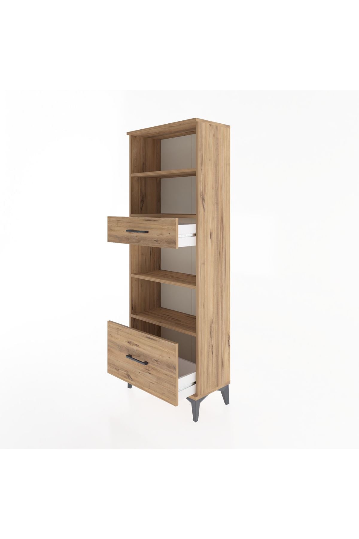 Arges Dolap 4 Raflı 2 Çekmeceli 60x30x163 - S20M018V9A
