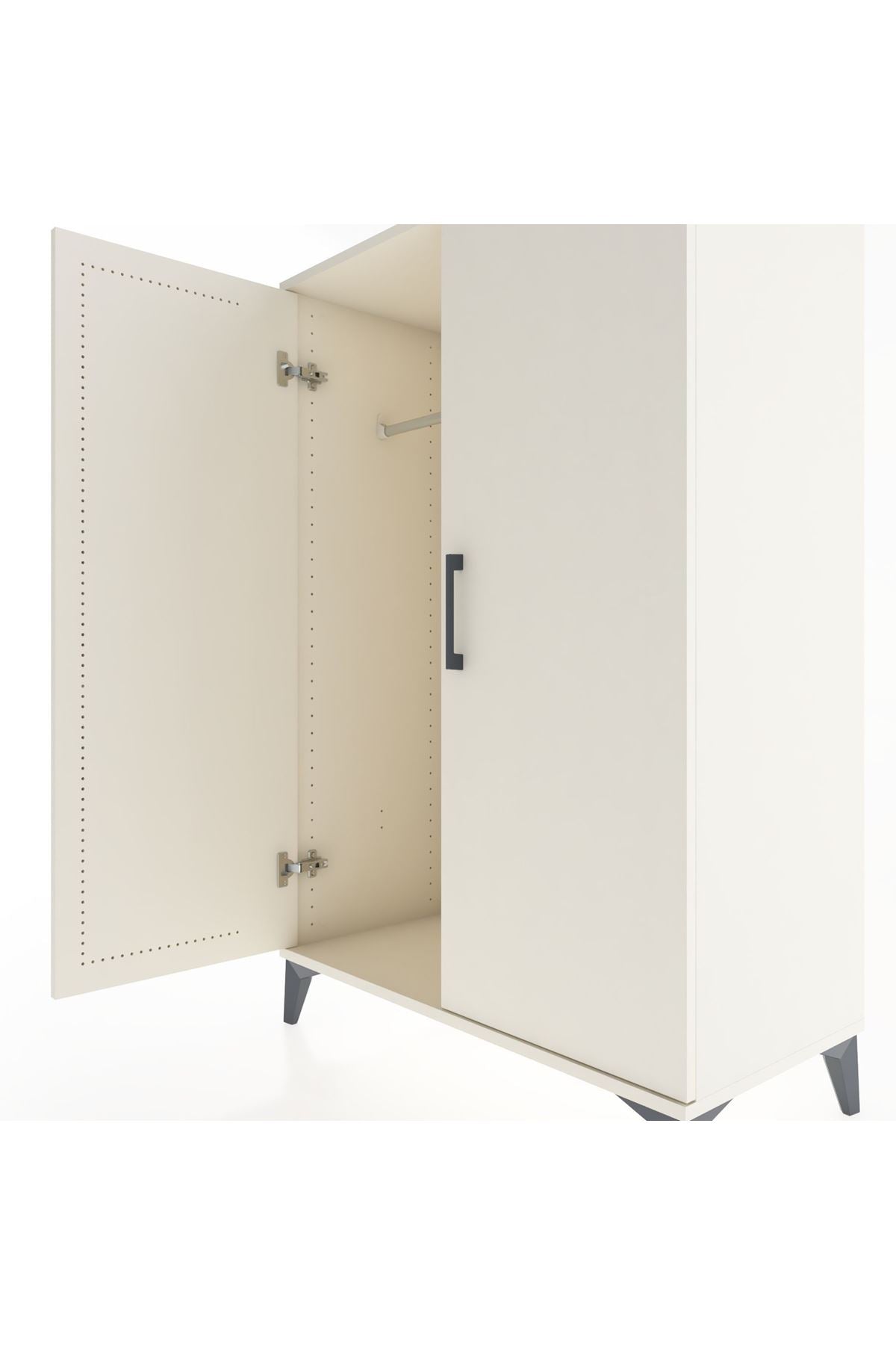 Hyperion Dolap 2 Kapaklı Tek Askılı 88x44x134 - S51M111V1B