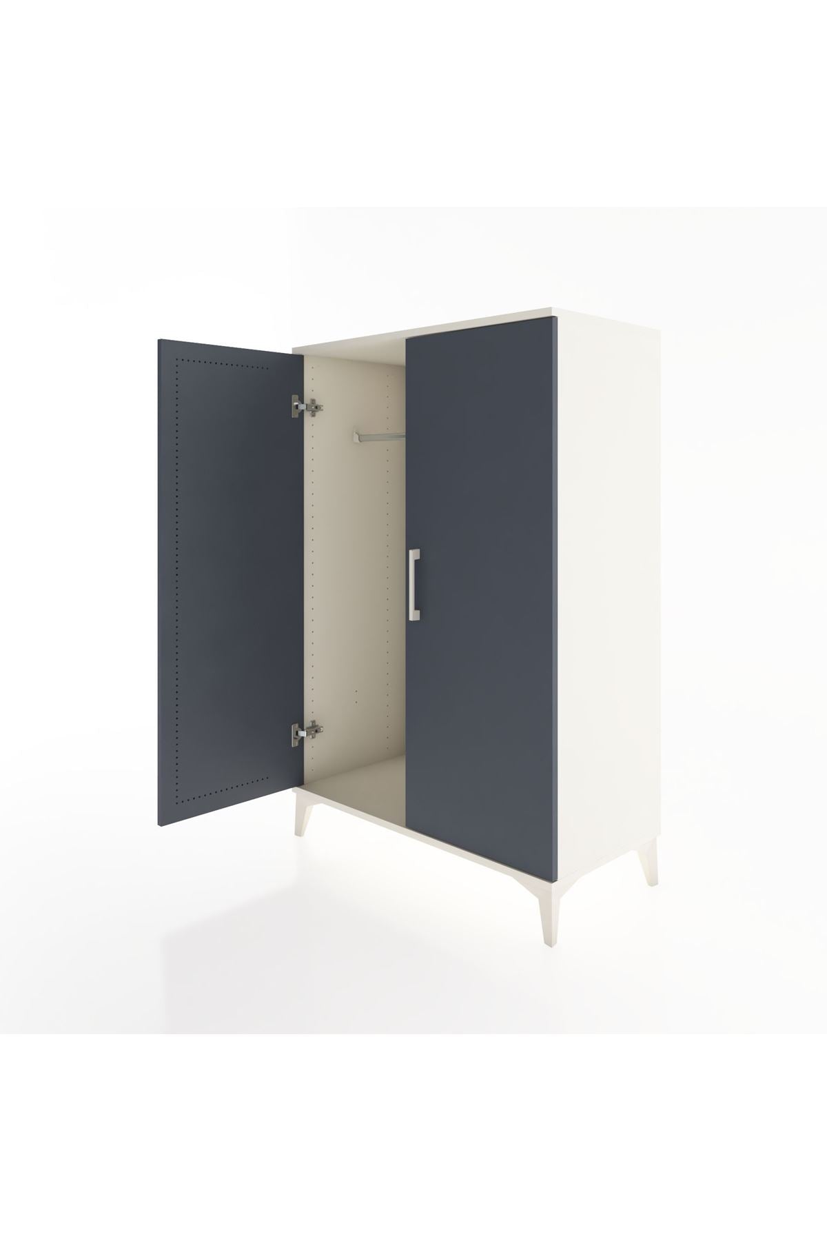 Hyperion Dolap 2 Kapaklı Tek Askılı 88x44x134 - S51M111V2B