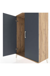 Hyperion Dolap 2 Kapaklı Tek Askılı 88x44x134 - S51M111V8B