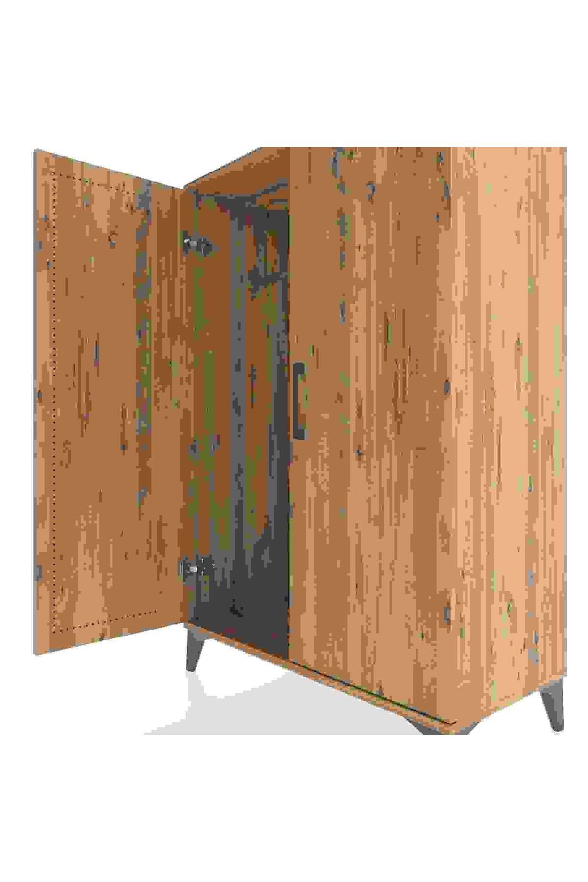 Hyperion Dolap 2 Kapaklı Tek Askılı 88x44x134 - S51M111V9B