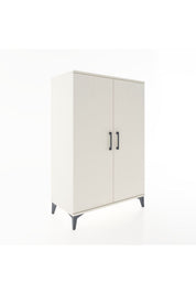 Hyperion Dolap Tek Raflı 2 Kapaklı Tek Askılı 88x44x134 - S51M112V1B
