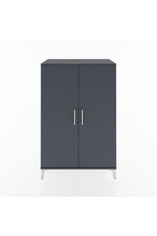 Hyperion Dolap Tek Raflı 2 Kapaklı Tek Askılı 88x44x134 - S51M112V5B