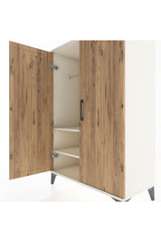 Hyperion Dolap 2 Raflı 2 Kapaklı Tek Askılı 88x44x134 - S51M113V3B