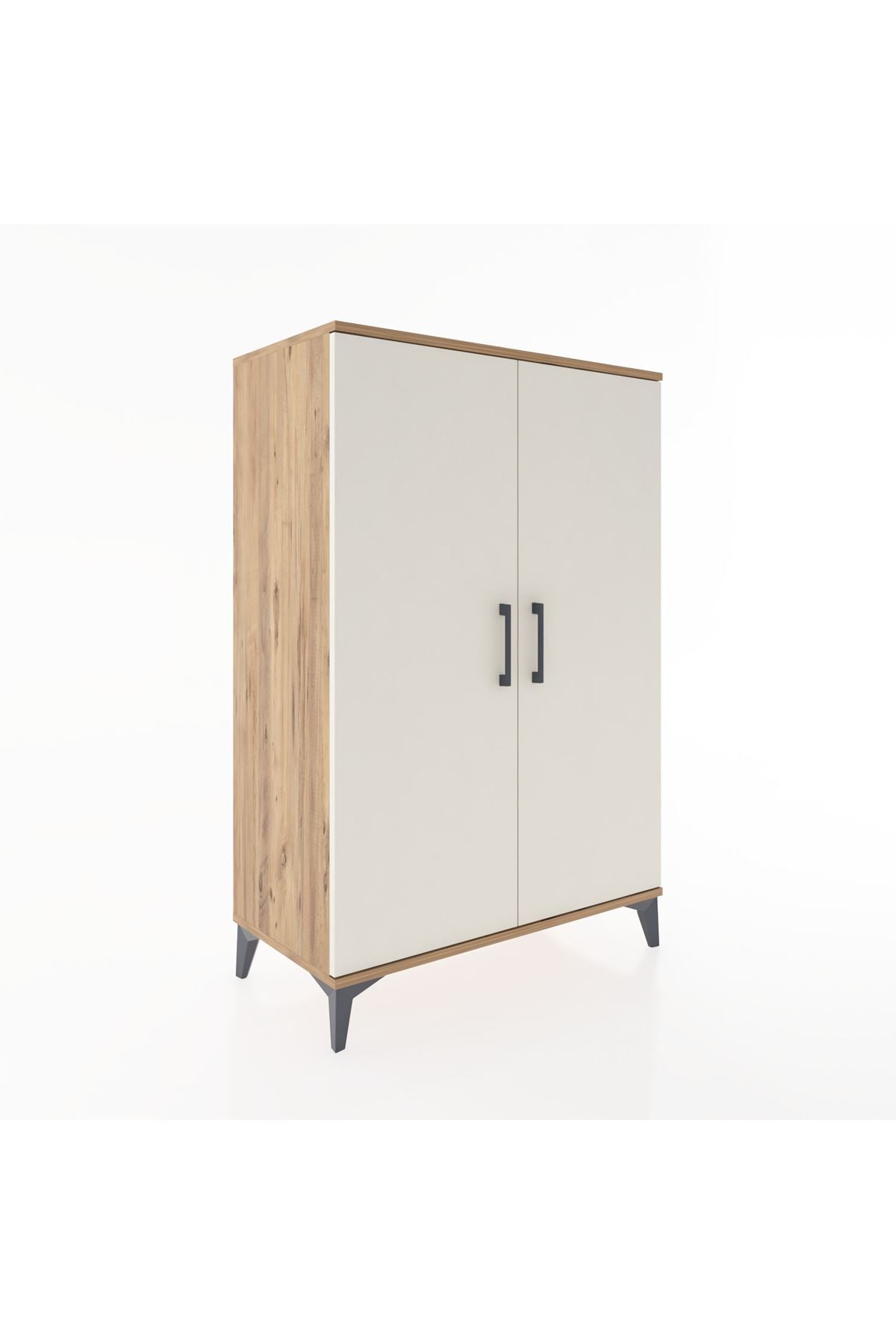 Hyperion Dolap 2 Raflı 2 Kapaklı Tek Askılı 88x44x134 - S51M113V7B