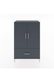 Hyperion Dolap Tek Raflı Tek Çekmeceli Tek Askılı 88x44x134 - S51M114V5B