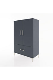 Hyperion Dolap Tek Raflı Tek Çekmeceli Tek Askılı 88x44x134 - S51M114V5B