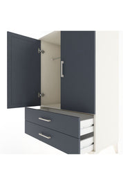 Hyperion Dolap Tek Raflı 2 Çekmeceli Tek Askılı 88x44x134 - S51M115V2B