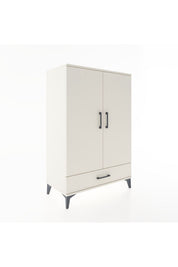 Hyperion Dolap Tek Raflı Tek Çekmeceli Tek Askılı 88x44x134 - S51M116V1B