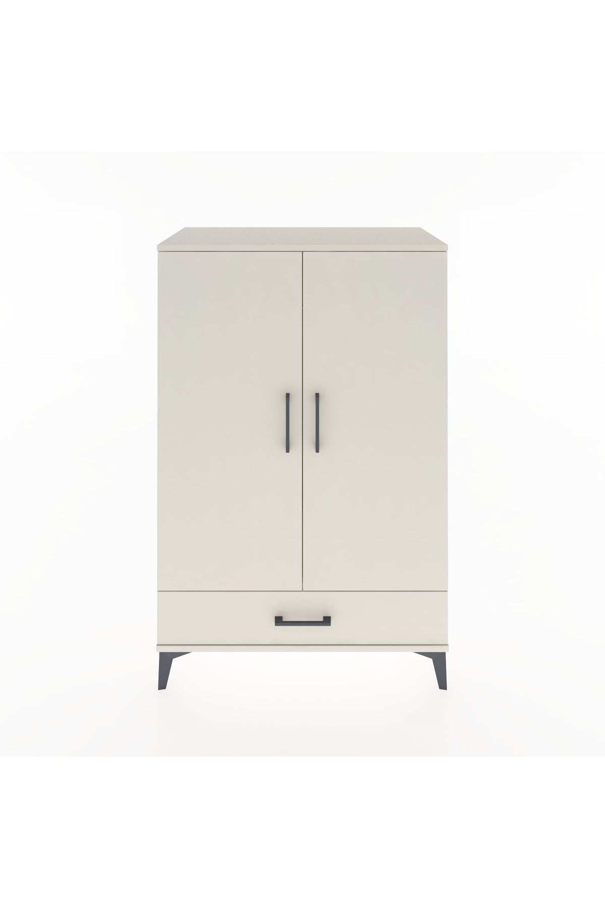 Hyperion Dolap Tek Raflı Tek Çekmeceli Tek Askılı 88x44x134 - S51M117V1B