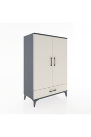Hyperion Dolap Tek Raflı Tek Çekmeceli Tek Askılı 88x44x134 - S51M117V4B