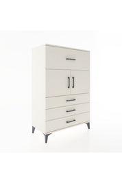 Hyperion Dolap Tek Raflı 4 Çekmeceli 2 Kapaklı 88x44x134 - S51M119V1B