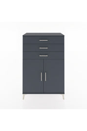 Hyperion Dolap Tek Raflı 3 Çekmeceli 2 Kapaklı 88x44x134 - S51M120V5B