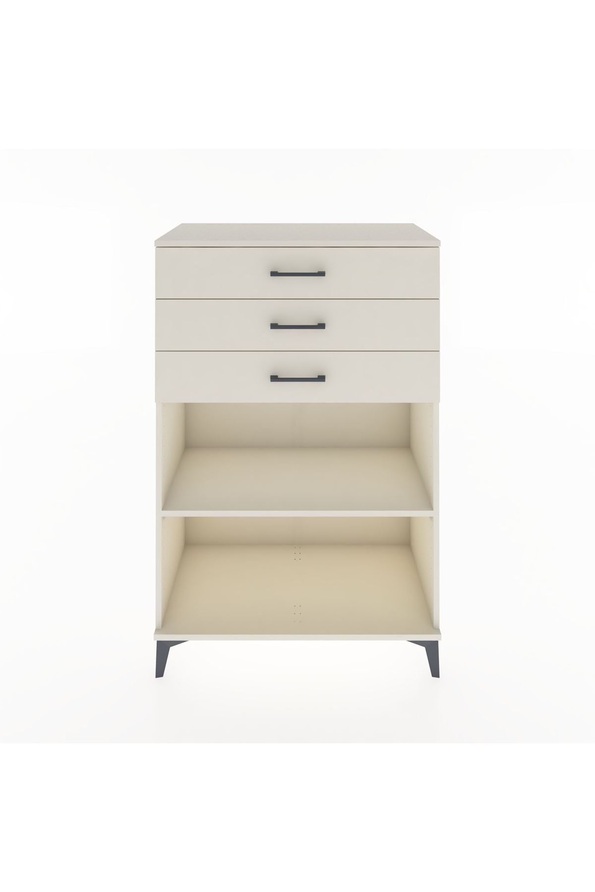 Hyperion Dolap Tek Raflı 3 Çekmeceli 88x44x134 - S51M121V1B