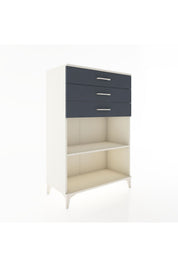 Hyperion Dolap Tek Raflı 3 Çekmeceli 88x44x134 - S51M121V2B