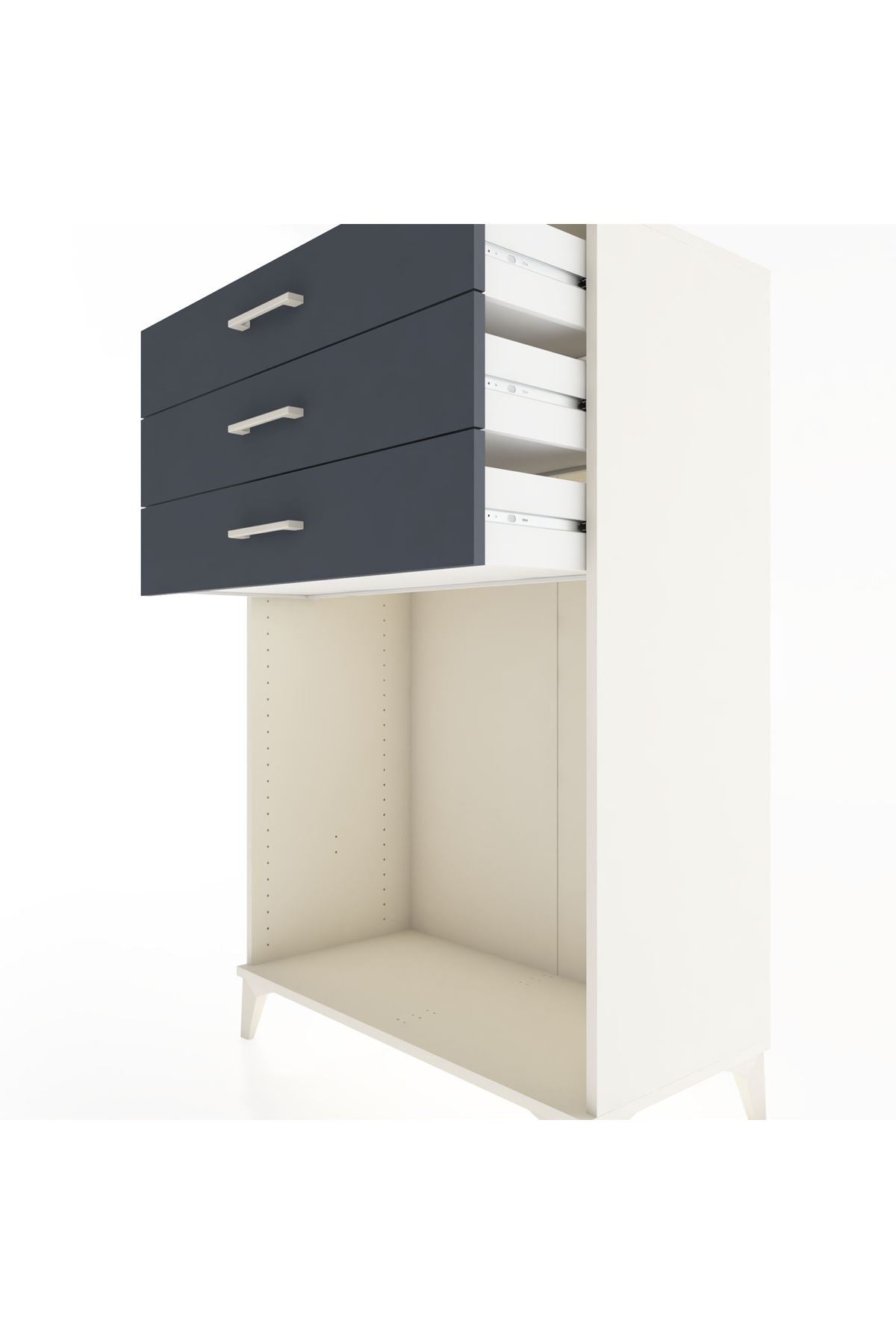 Hyperion Dolap 3 Çekmeceli 88x44x134 - S51M122V2B