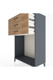 Hyperion Dolap 3 Çekmeceli 88x44x134 - S51M122V6B