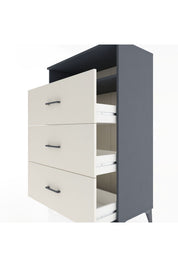 Hyperion Dolap Tek Raflı 3 Çekmeceli 88x44x134 - S51M123V4B
