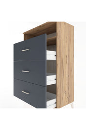 Hyperion Dolap Tek Raflı 3 Çekmeceli 88x44x134 - S51M123V8B