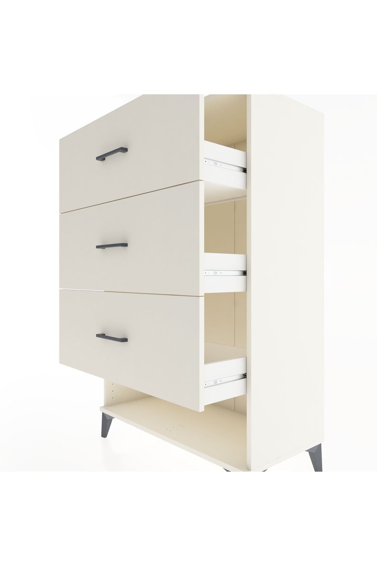 Hyperion Dolap 3 Çekmeceli 88x44x134 - S51M124V1B