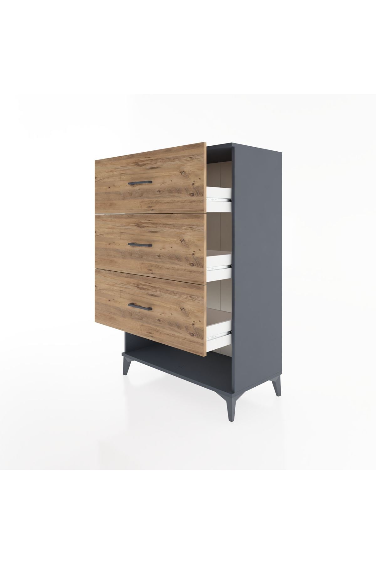 Hyperion Dolap 3 Çekmeceli 88x44x134 - S51M124V6B