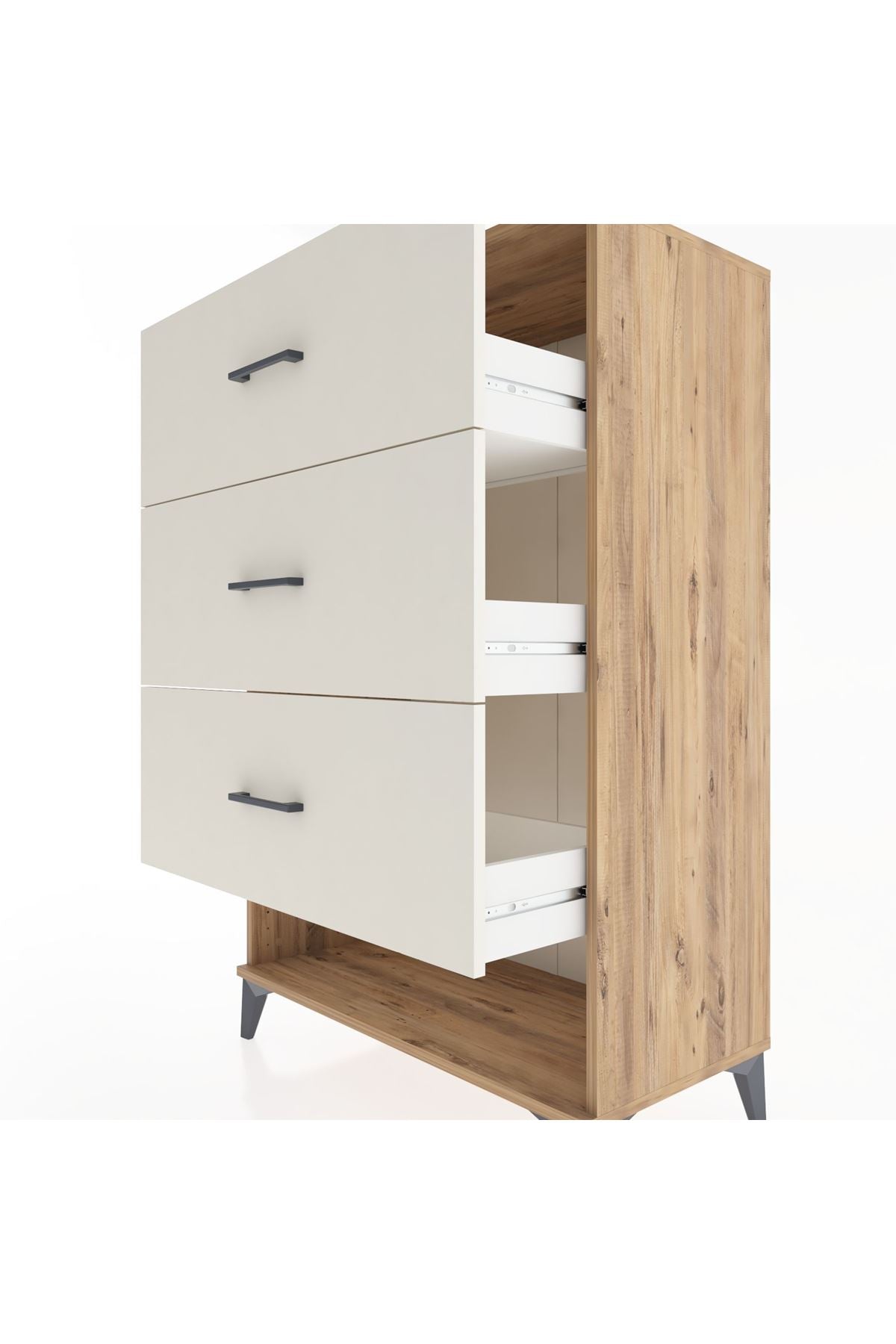 Hyperion Dolap 3 Çekmeceli 88x44x134 - S51M124V7B