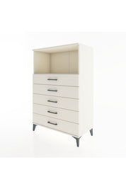 Hyperion Dolap Tek Raflı 4 Çekmeceli 88x44x134 - S51M125V1B