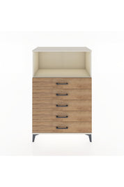 Hyperion Dolap Tek Raflı 4 Çekmeceli 88x44x134 - S51M125V3B