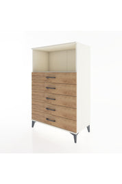 Hyperion Dolap Tek Raflı 4 Çekmeceli 88x44x134 - S51M125V3B