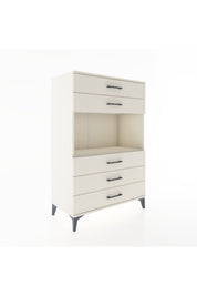 Hyperion Dolap Tek Raflı 5 Çekmeceli 88x44x134 - S51M126V1B