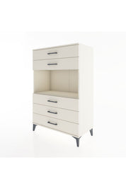 Hyperion Dolap Tek Raflı 5 Çekmeceli 88x44x134 - S51M126V1B