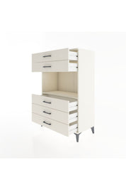 Hyperion Dolap Tek Raflı 5 Çekmeceli 88x44x134 - S51M126V1B