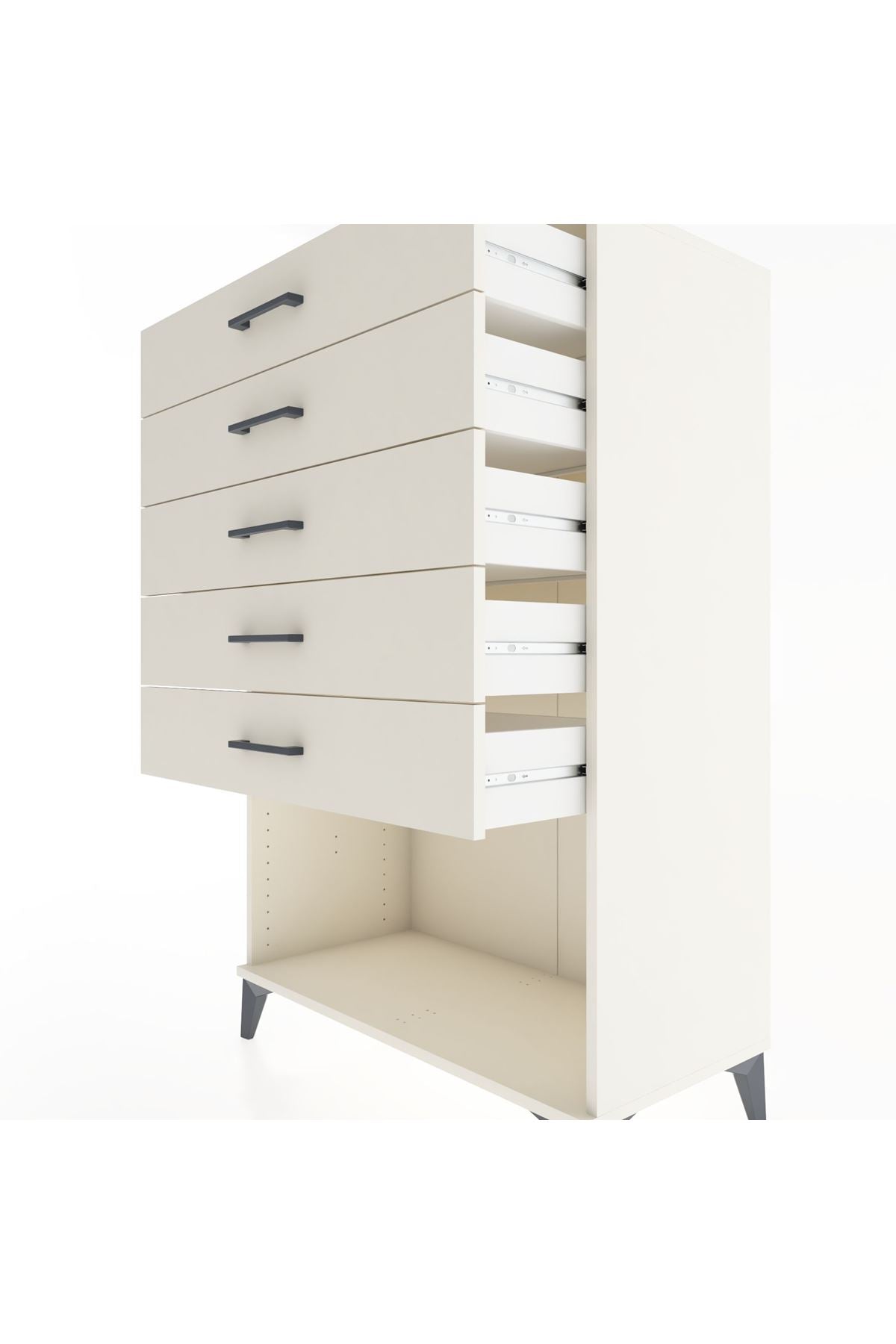 Hyperion Dolap 5 Çekmeceli 88x44x134 - S51M128V1B