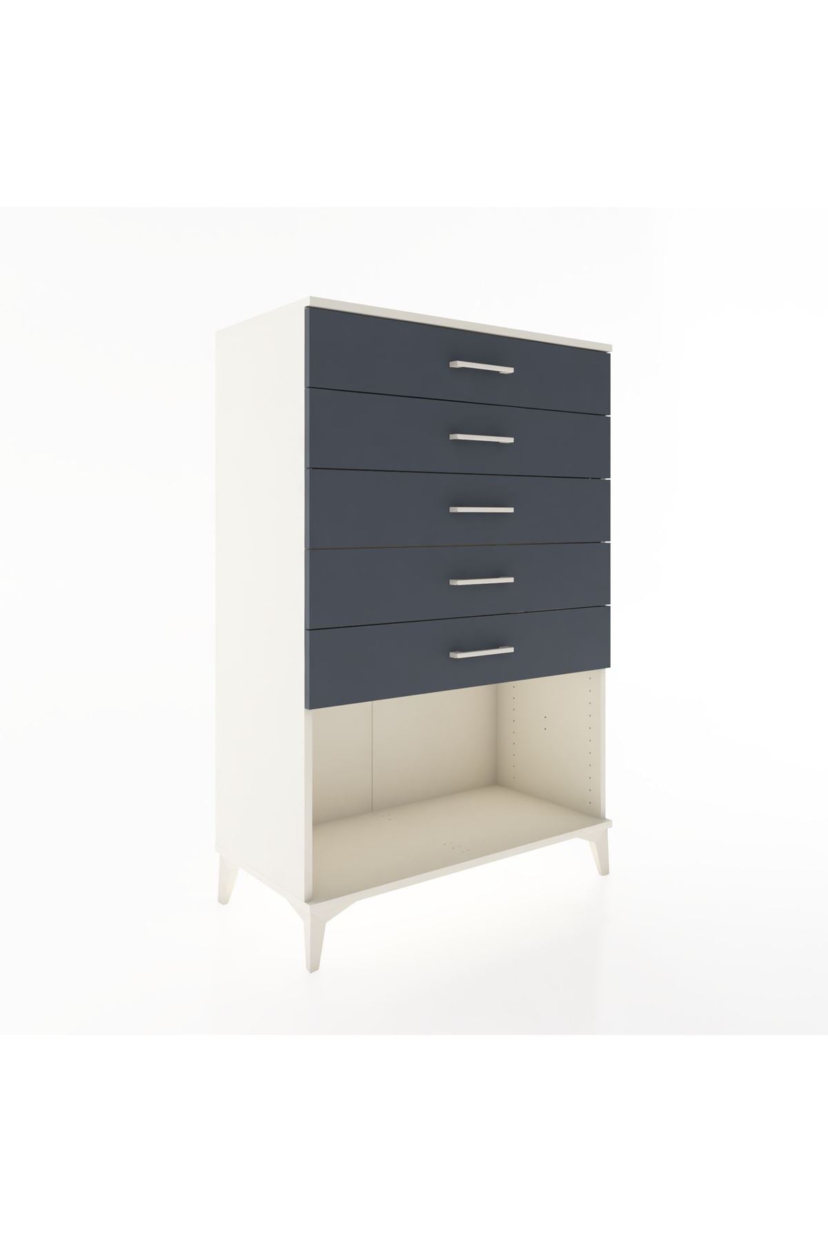 Hyperion Dolap 5 Çekmeceli 88x44x134 - S51M128V2B