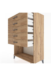 Hyperion Dolap 5 Çekmeceli 88x44x134 - S51M128V9B